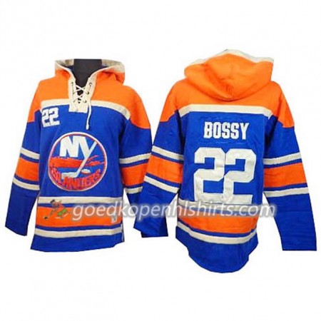 New York Islanders Mike Bossy22 Blauw Hoodie Sawyer - Mannen
